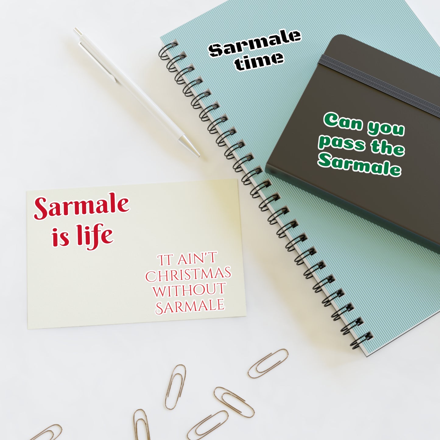 Sarmale stickers for Christmas