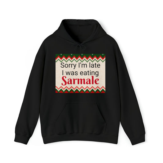 “Sorry I’m late I was eating Sarmale” Hoodie